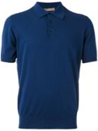 Cruciani Classic Polo Shirt, Men's, Size: 50, Blue, Cotton
