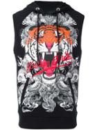 Philipp Plein Plein Tiger Jogging Vest, Men's, Size: Large, Black, Cotton
