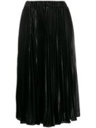 Michael Kors Collection High-waisted Pleated Skirt - Black