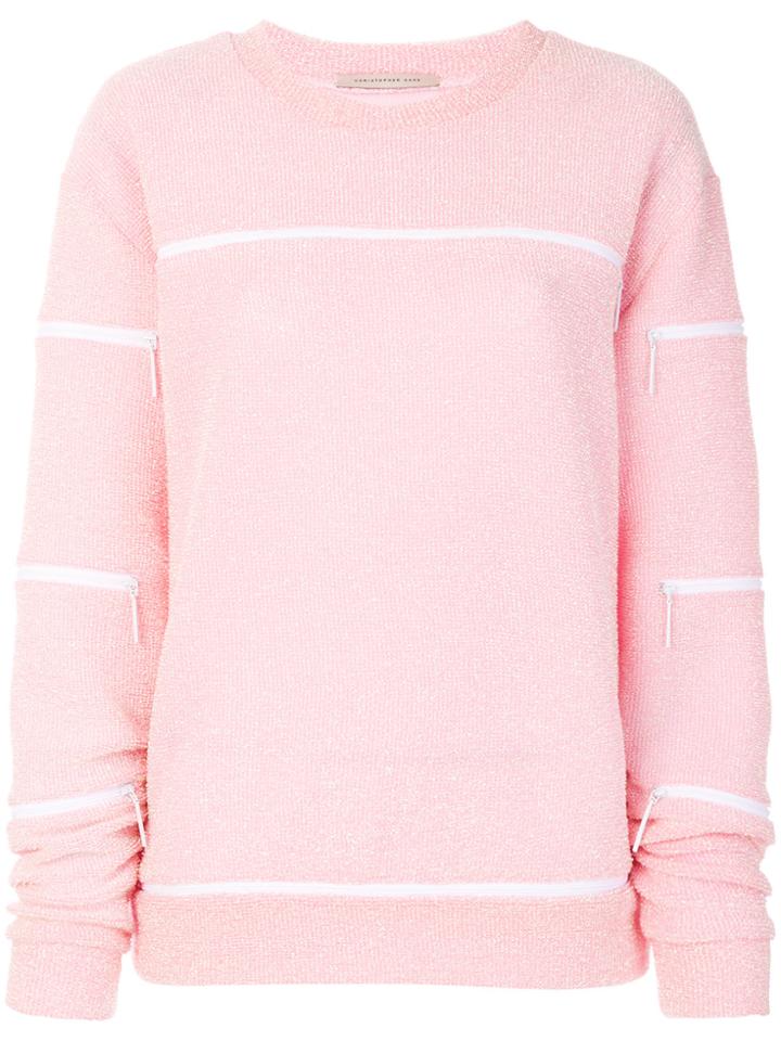 Christopher Kane Irridescent Zip Sweater - Unavailable