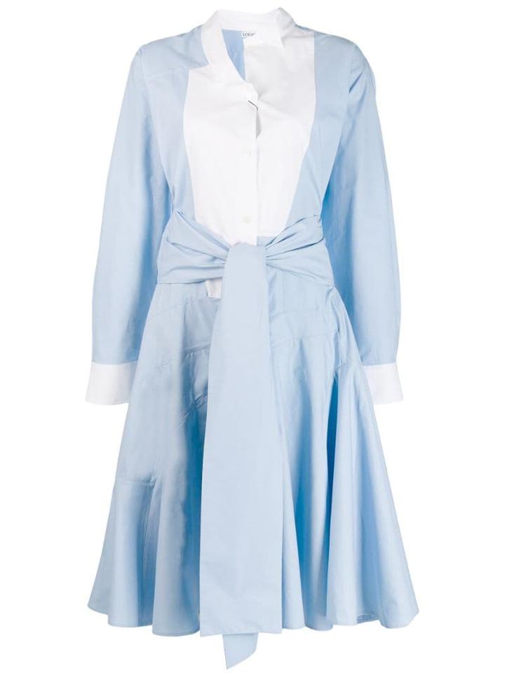 Loewe Two-tone Shirtdress - Blue