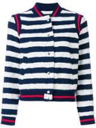 Steffen Schraut Knitted Bomber Jacket - Blue