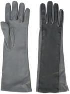 Fabiana Filippi Two-tone Gloves - Grey