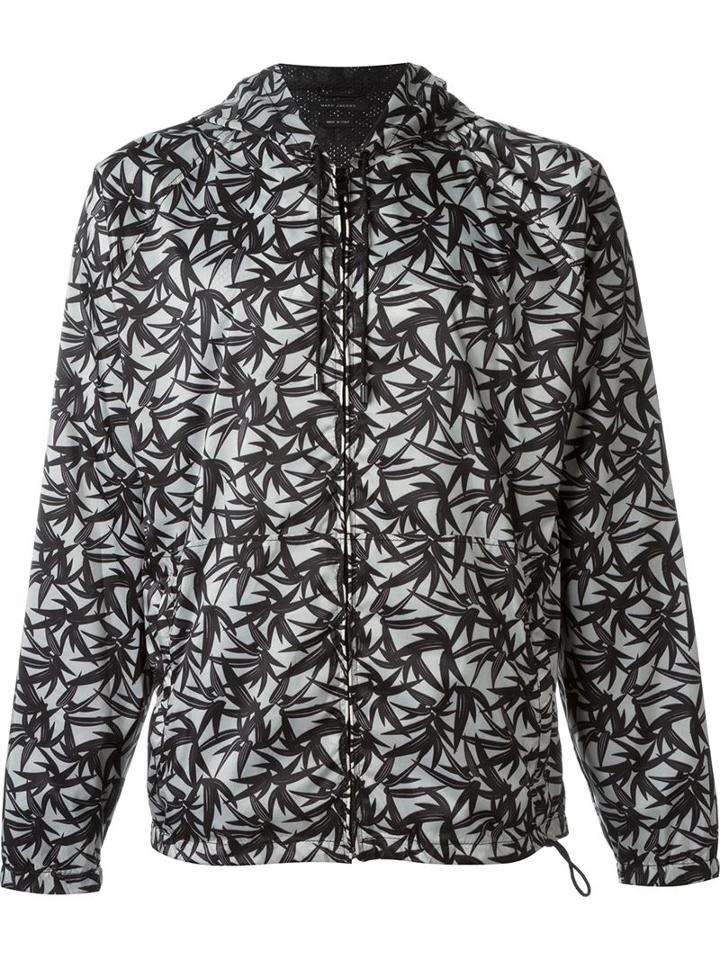 Marc Jacobs Leaf Print Hooded Wind Breaker