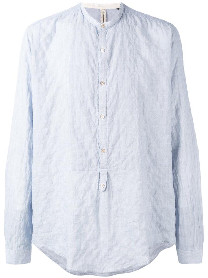Dnl - Camicia Shirt - Men - Cotton/spandex/elastane - 42, Blue, Cotton/spandex/elastane