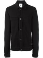 Lost & Found Rooms Patch Pockets Shirt Jacket, Men's, Size: Large, Black, Cotton