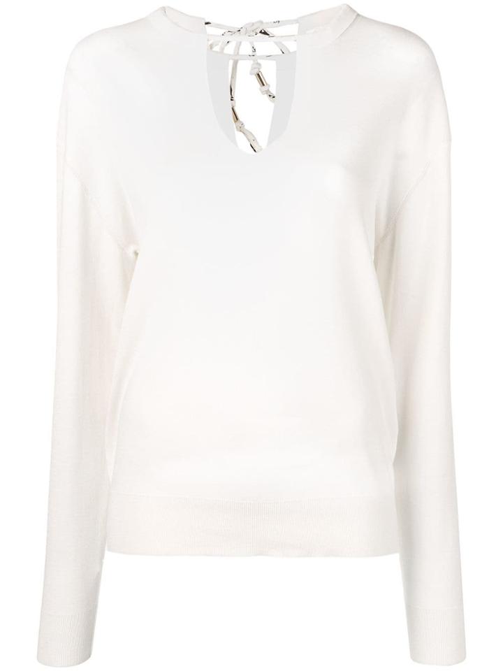 Chloé Iconic Milk Knit Sweater - White