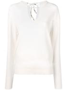 Chloé Iconic Milk Knit Sweater - White