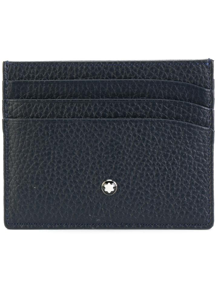 Montblanc Embossed Logo Cardholder - Blue
