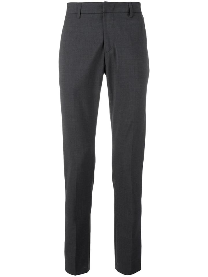 Dondup Slim Fit Tailored Trousers - Grey
