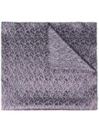 Talbot Runhof 'kitty' Metallic Scarf, Women's, Pink/purple, Polyester/metallized Polyester