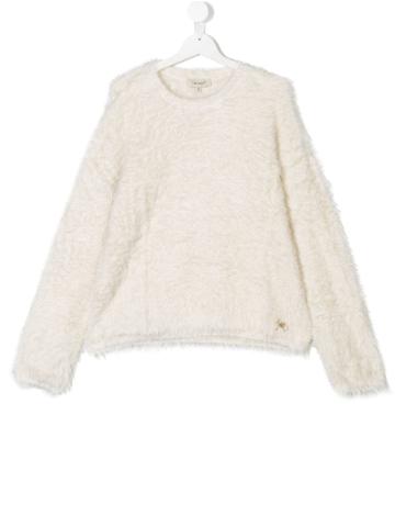 Twin-set Kids Teen Brushed Sweater - White