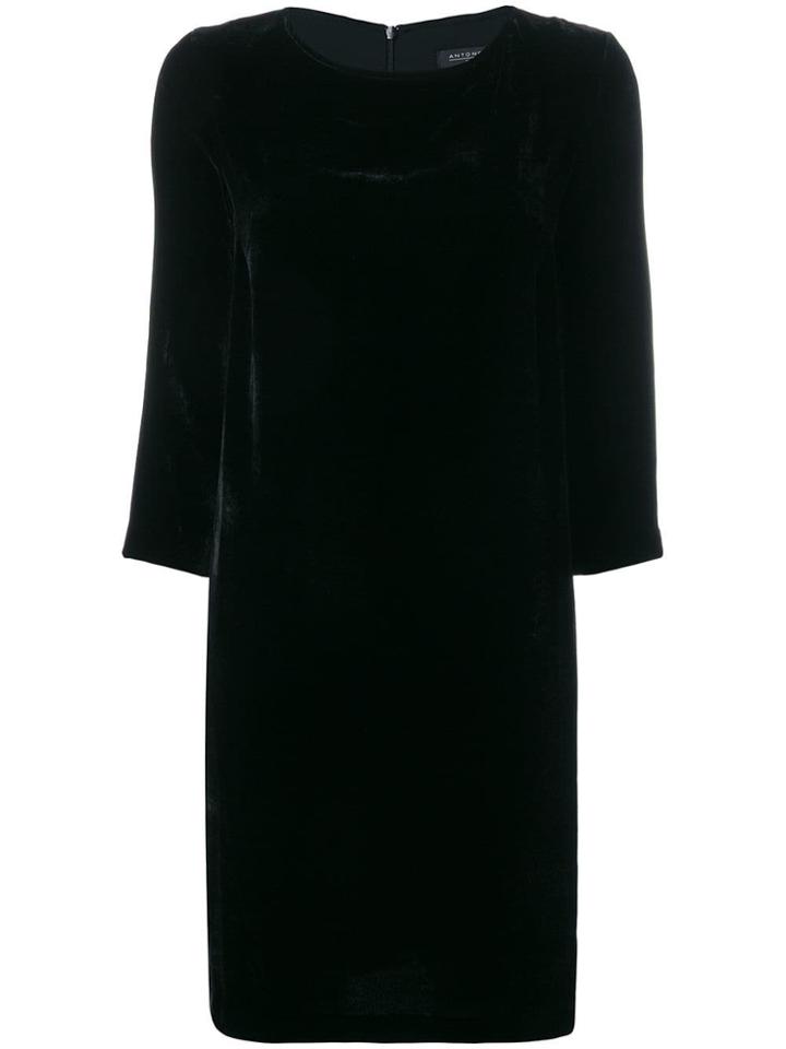 Antonelli Velvet Slip-on Dress - Black