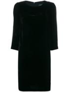 Antonelli Velvet Slip-on Dress - Black