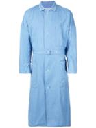 Fumito Ganryu Classic Long Trenchcoat - Blue
