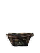 Fendi Striped Crossbody Bag - Brown