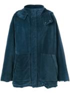 Yeezy - Oversized Hooded Coat - Men - Cotton/polyamide - M, Blue, Cotton/polyamide