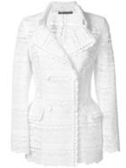 Ermanno Scervino Embroidered Jacket - White