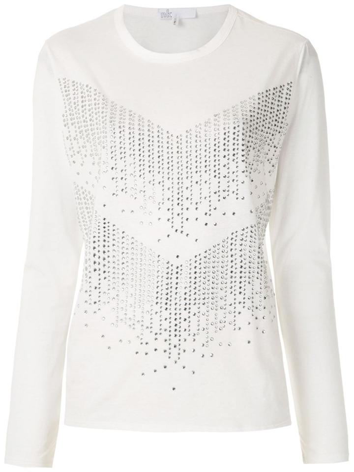 Nk Camiseta Skin Bordada Tomas Nkf - White