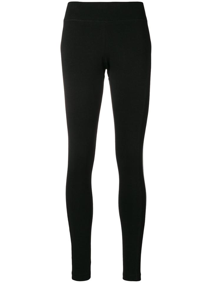 Y-3 Striped Leggings - Black