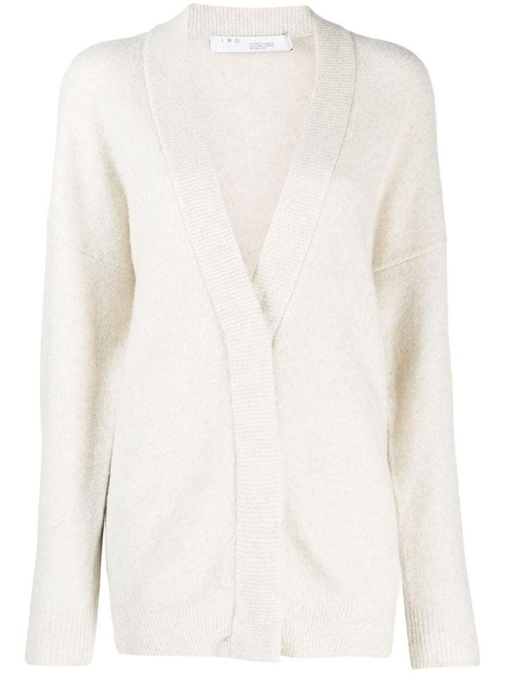 Iro V-neck Cardigan - White