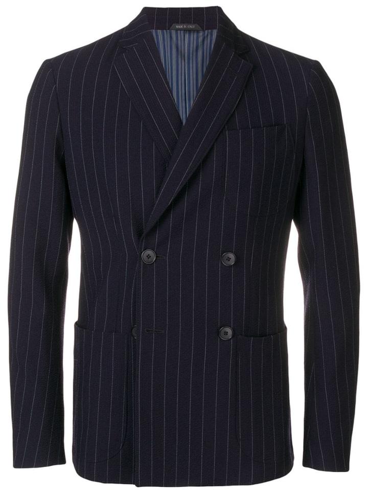 Giorgio Armani Structured Blazer - Blue