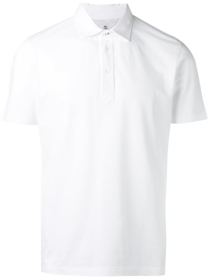 Brunello Cucinelli Polo Shirt, Men's, Size: Large, White, Cotton