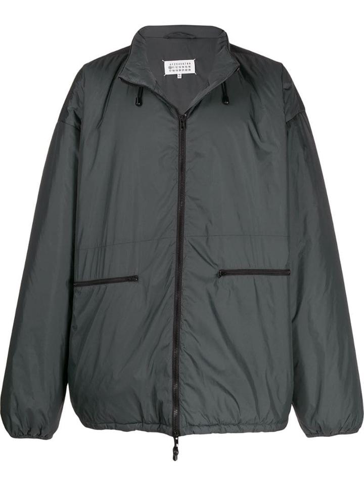 Maison Margiela Hooded Parka Coat - Grey