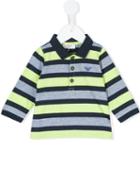 Armani Junior Striped Polo Shirt, Toddler Boy's, Size: 24 Mth, Yellow
