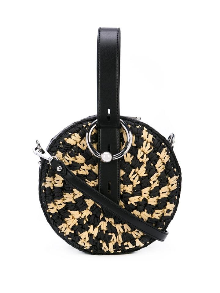 Rebecca Minkoff Woven Satchel - Black