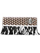 Emilio Pucci Fringed Woven Clutch