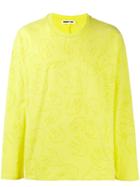 Mcq Alexander Mcqueen Swallow Print Sweatshirt - Yellow