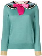 Gucci Peter Pan Collared Sweater - Green