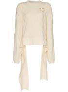 Magda Butrym Braid City Cable-knit Sweater - Neutrals