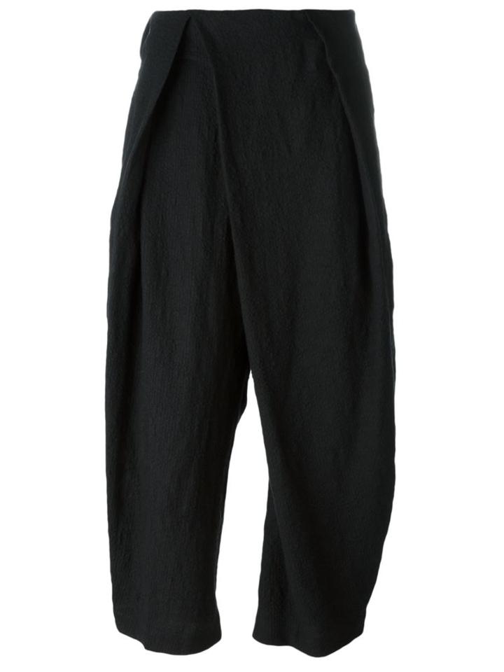Lost & Found Ria Dunn Pleated Pants, Men's, Size: Large, Black, Hemp/wool