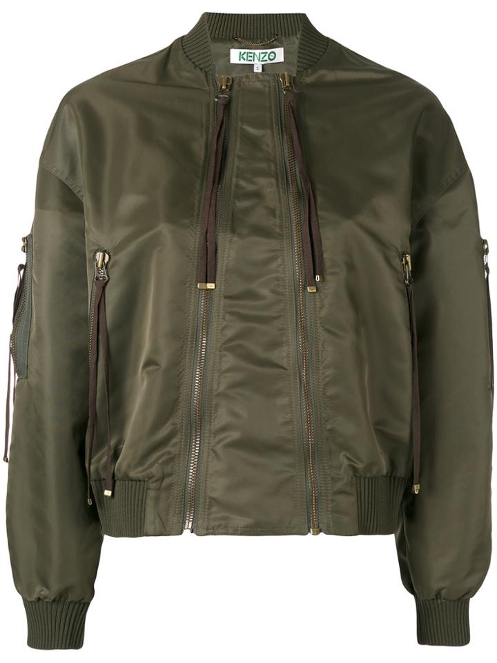Kenzo Elevated Bomber Jacket - Green