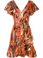 Temperley London Frill Detail Mini Dress - Yellow