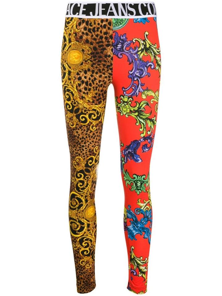 Versace Jeans Baroque Print Leggings - S0606502 Baroque