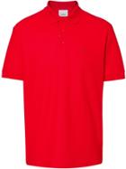 Burberry Monogram Motif Cotton Piqué Polo Shirt - Red