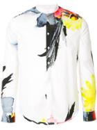 Msgm Paint Stroke Shirt - White