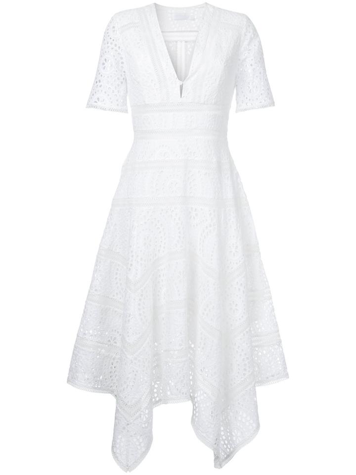 Zimmermann Broderie Anglaise Dress - White