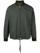 Barena Zipped Bomber Jacket, Men's, Size: 54, Green, Polyester/spandex/elastane/wool