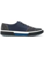 Prada Colour Blocked Sneakers - Blue
