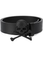 Philipp Plein 'killer' Belt, Men's, Size: 95, Black, Leather