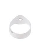 Carolina Bucci 18kt White Gold 'superstellar' Shield Ring