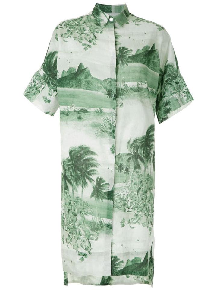 Osklen Vestido Chemise Rj - Green