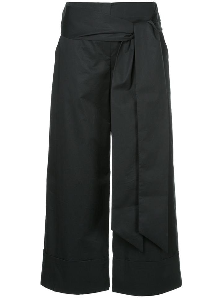 Demoo Parkchoonmoo Belted Wide Pants - Black