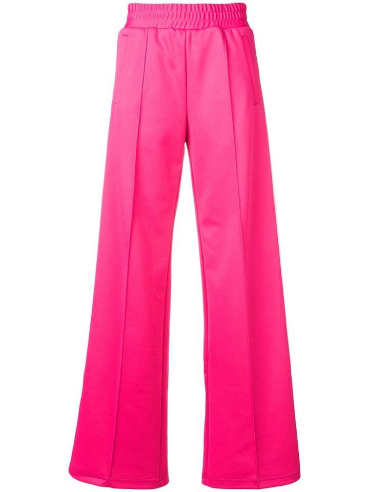 Off-white Side Stripe Detail Trousers - Pink