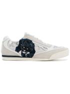 Just Cavalli Panther Patch Sneakers - White