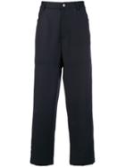 Qasimi Straight-leg Trousers - Blue